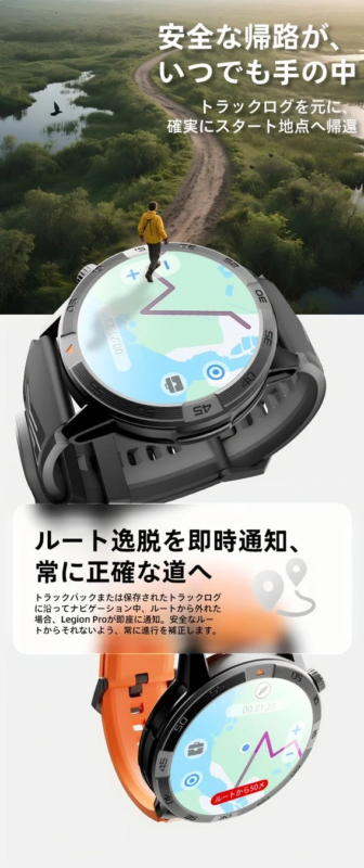 スマートウォッチのナビゲーション機能