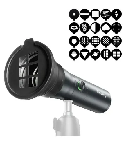 SmallRig ズーム機能付き4色LED懐中電灯 RF 10C 4634