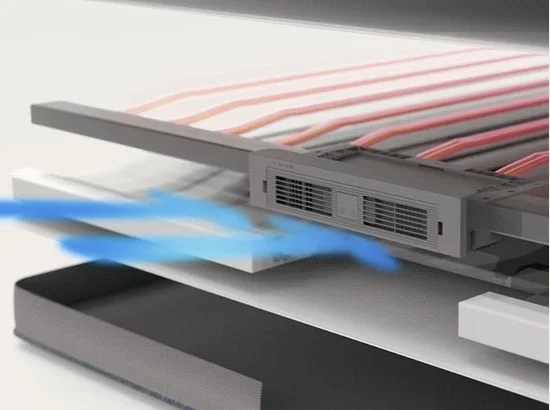 熱交換システムの断面図
