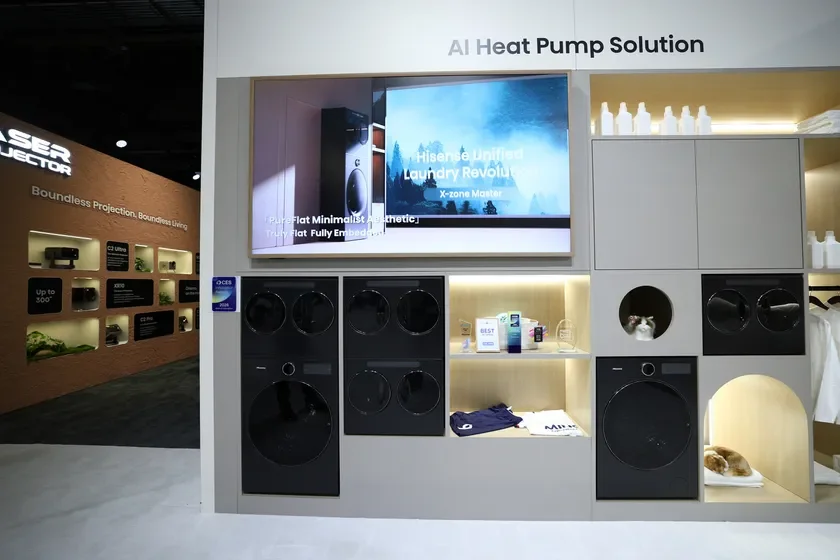 X-zone Master洗濯乾燥機展示