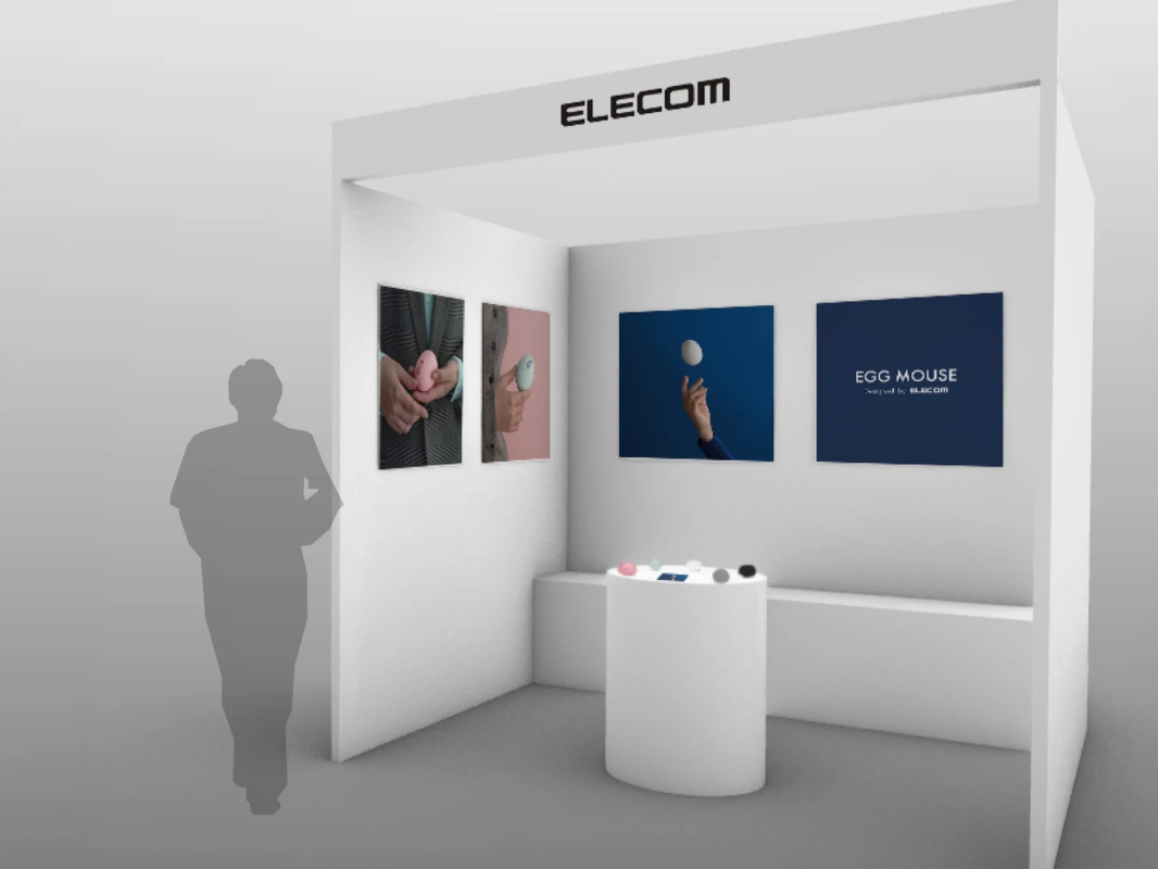 新しいEGG MOUSEの展示