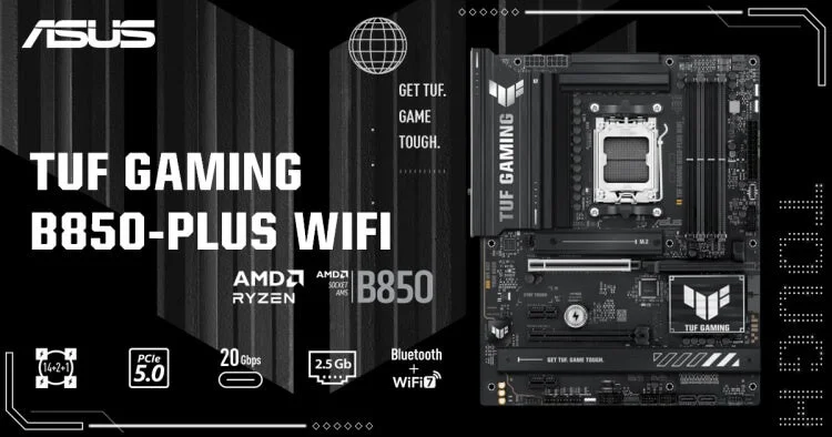 ASUS TUF GAMING B850-PLUS WIFI マザーボード