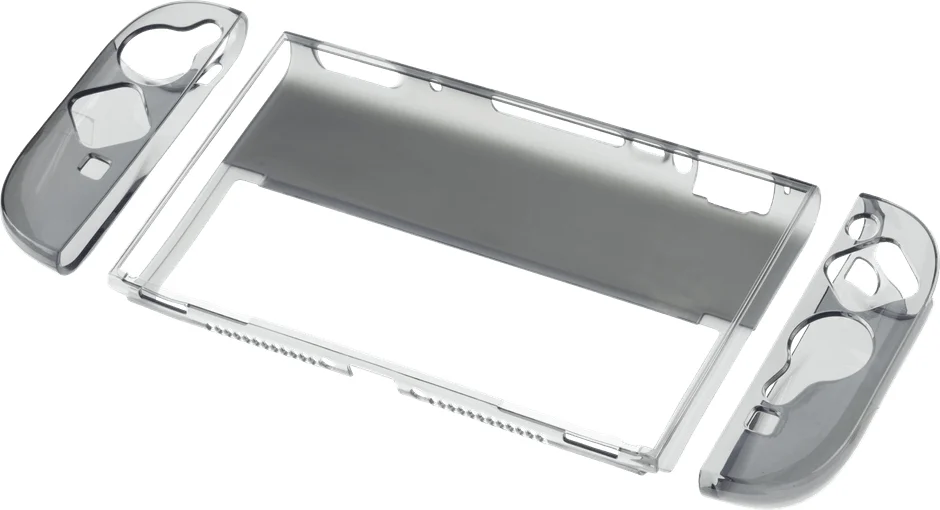 Nintendo Switch本体とJoy-Con用の透明なグレーの保護ケース