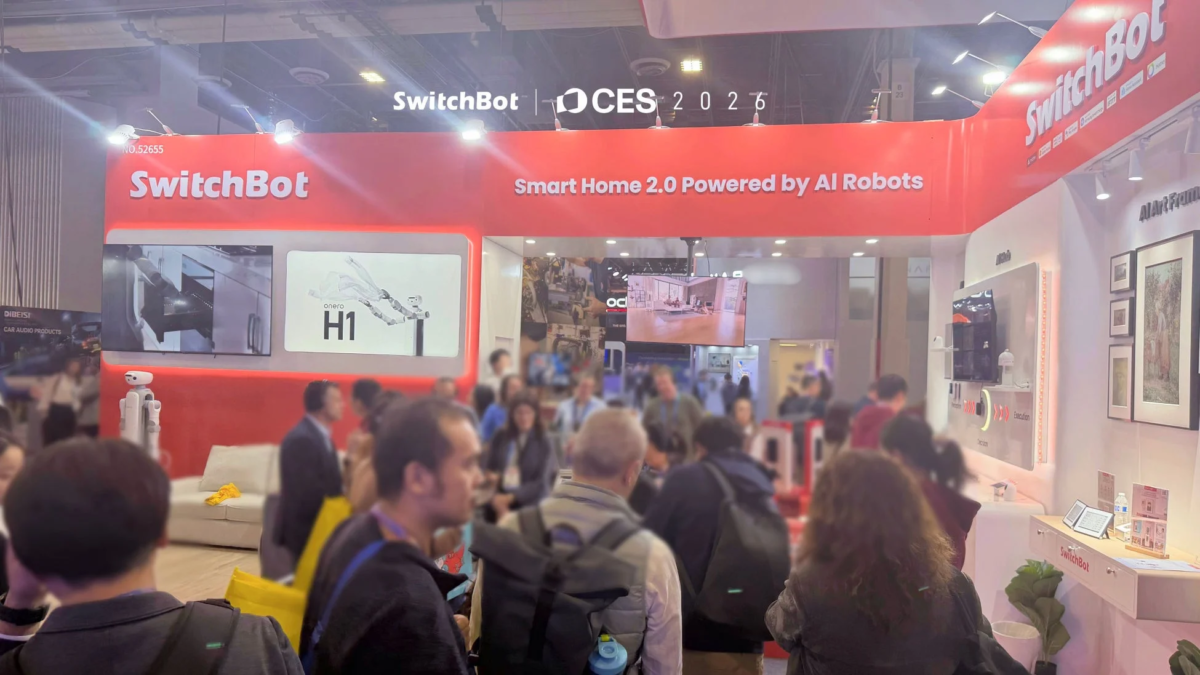 SwitchBot CES 2026ブースの全体像