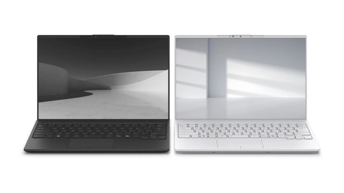 2台のノートパソコン