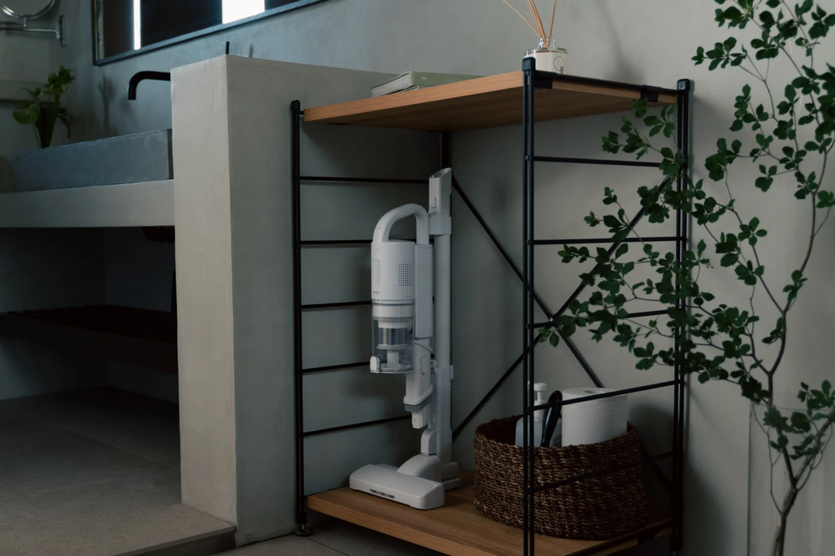 掃除機が収納されている様子