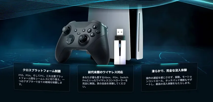 クロスプレイフォーム制御 PS5、PS4、そしてPC