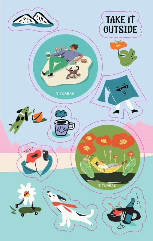 TORRASオリジナルステッカー