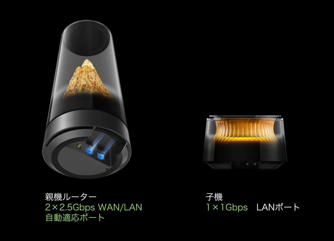 クリスタルアンテナと内部構造