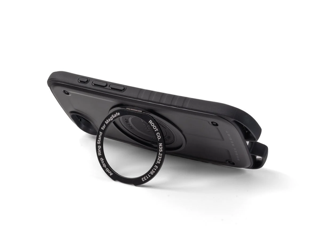 リングスタンドで立てた状態