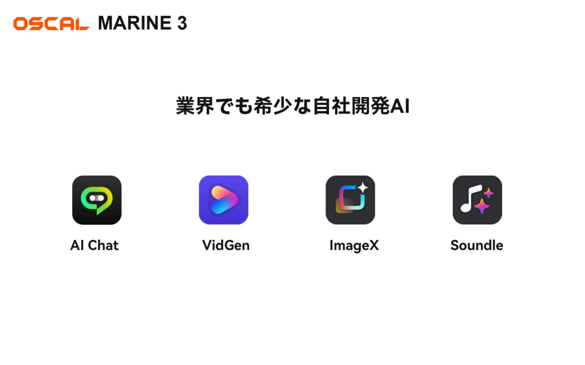 OSCAL MARINE 3のAI機能