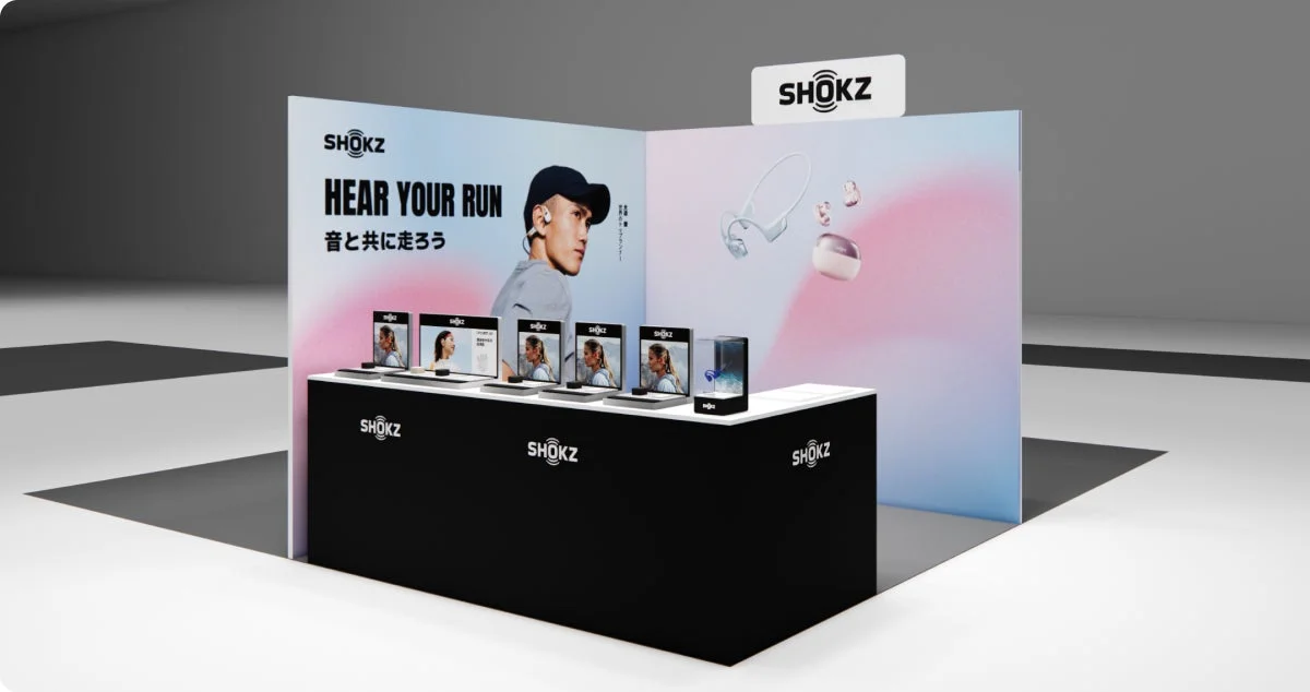 Shokzブースの様子