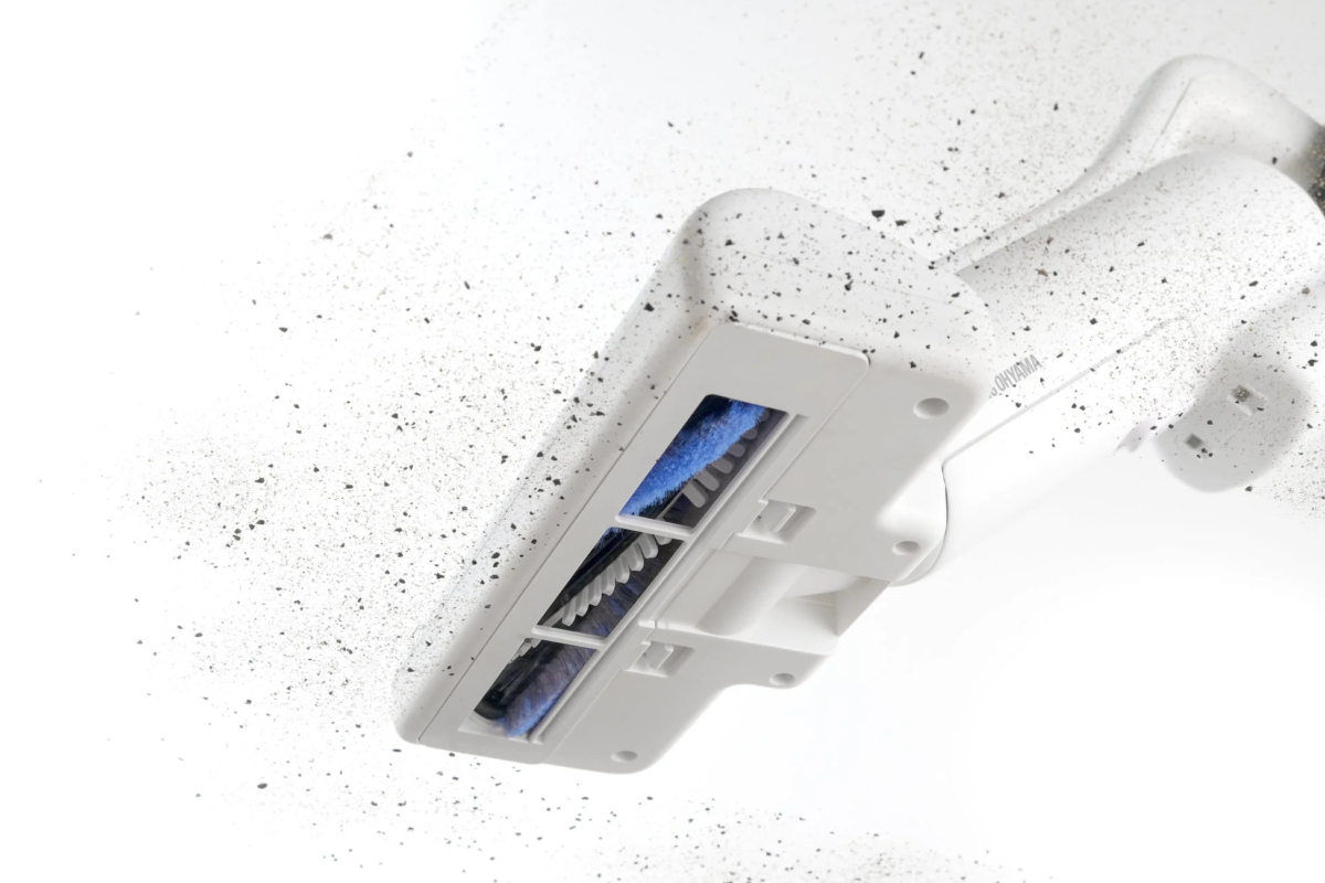 叩き回数約12.4万回により繊維の奥のハウスダストまでかき出して吸引