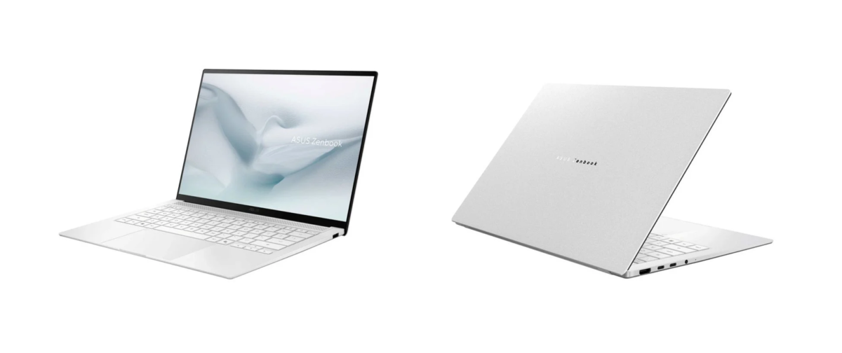 ASUS Zenbookノートパソコン（スカンジナビアンホワイト）