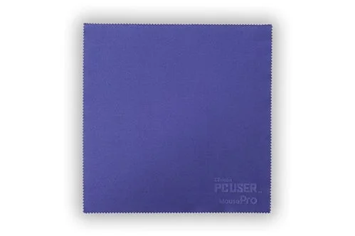 PC USERとMouseProのロゴが刻印されたファイバークロス