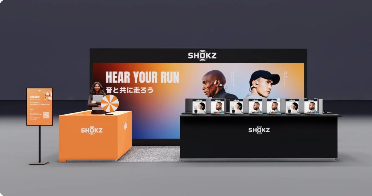 Shokzブースの様子