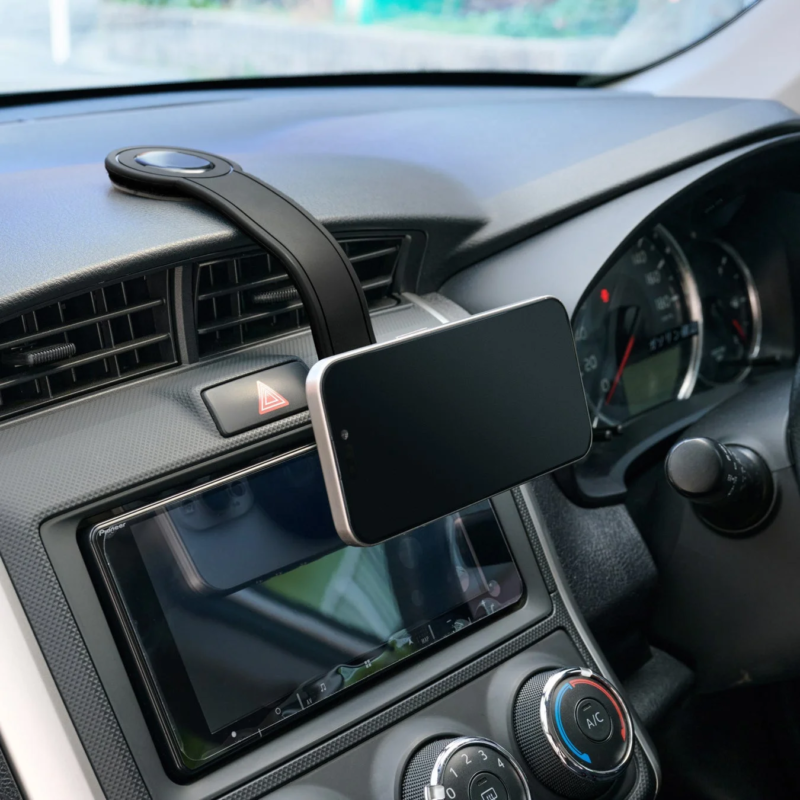 車載用スマホホルダー 磁石/ワンタッチ着脱
