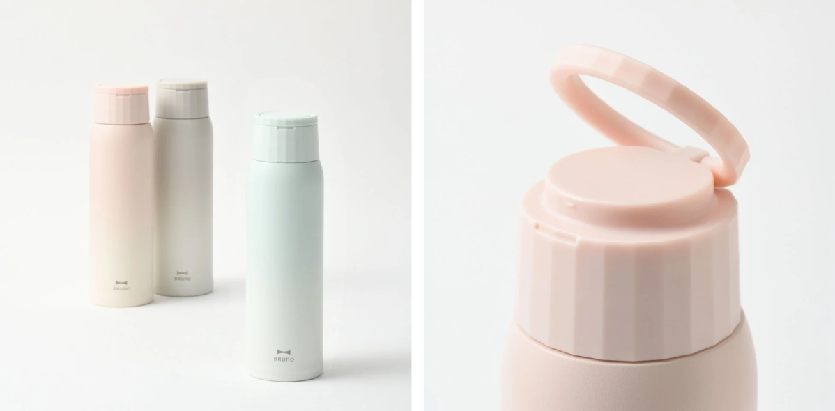 ハンドルつき軽量ステンレススクリューボトル