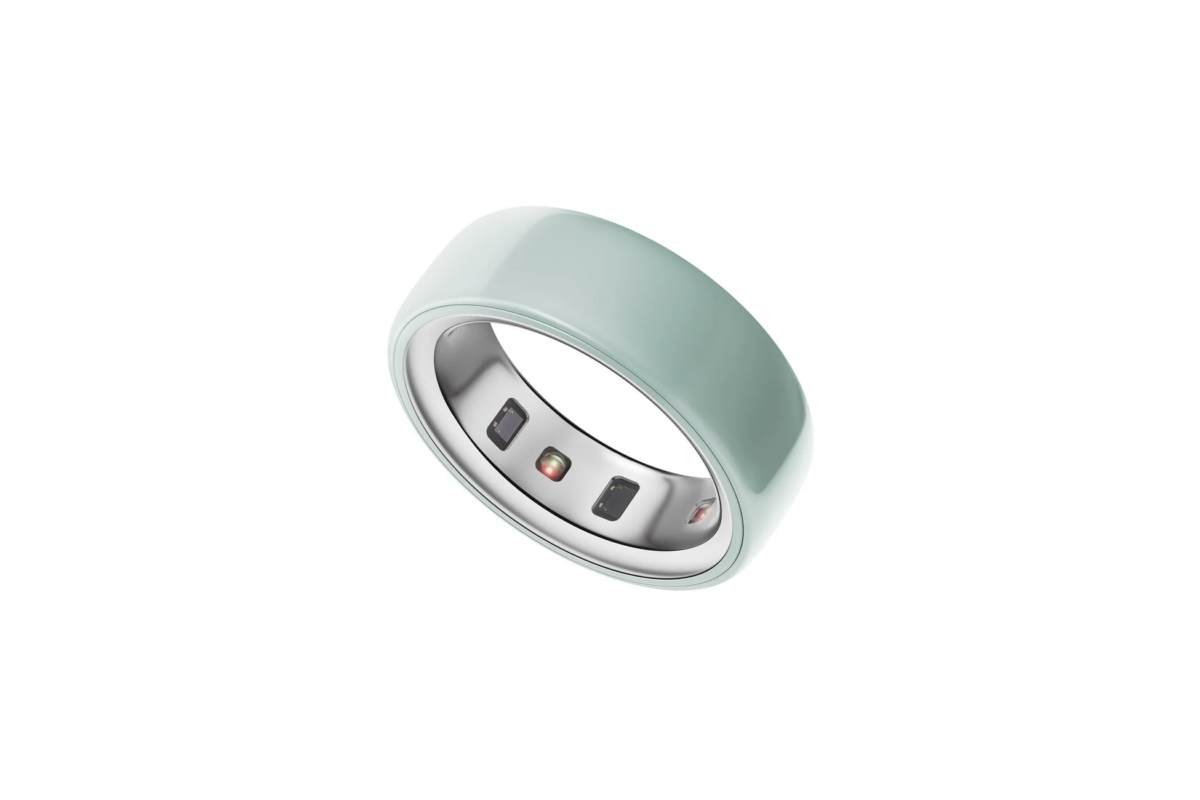 TideカラーのOura Ring 4 Ceramic