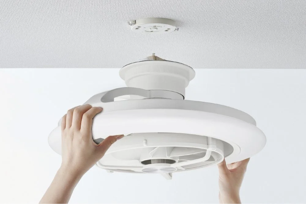 シーリングファンライトの取り付け