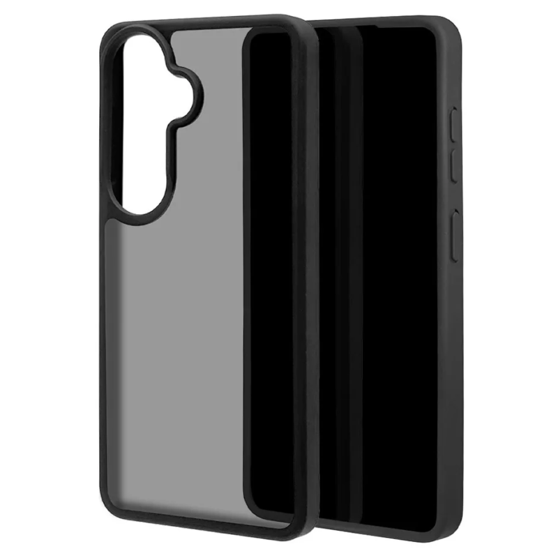 フロスト加工ハイブリッド背面ケース