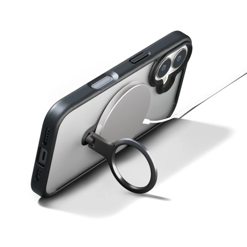 MagSafe充電中のリングホルダー使用イメージ