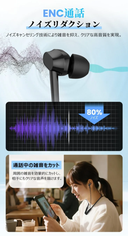 ENC通話ノイズリダクション