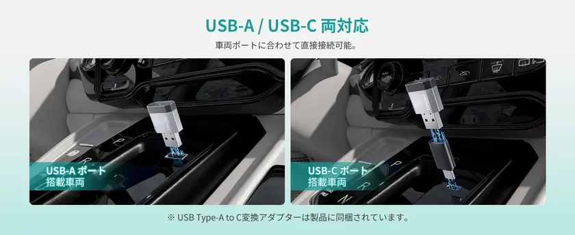 USB-A／USB-C両対応