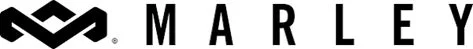 黒い記号と「MARLEY」という文字が白地に表示されたロゴ画像です。