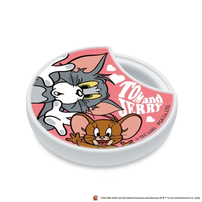 紛失防止タグ（ピンクデザイン）