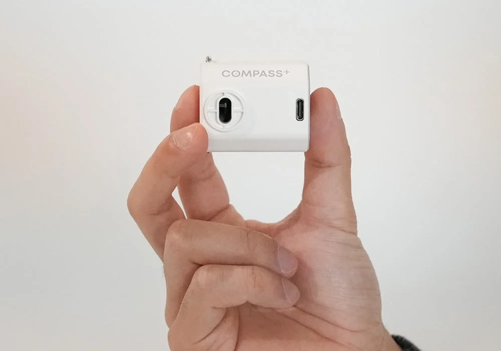 COMPASS＋の小型エアポンプ