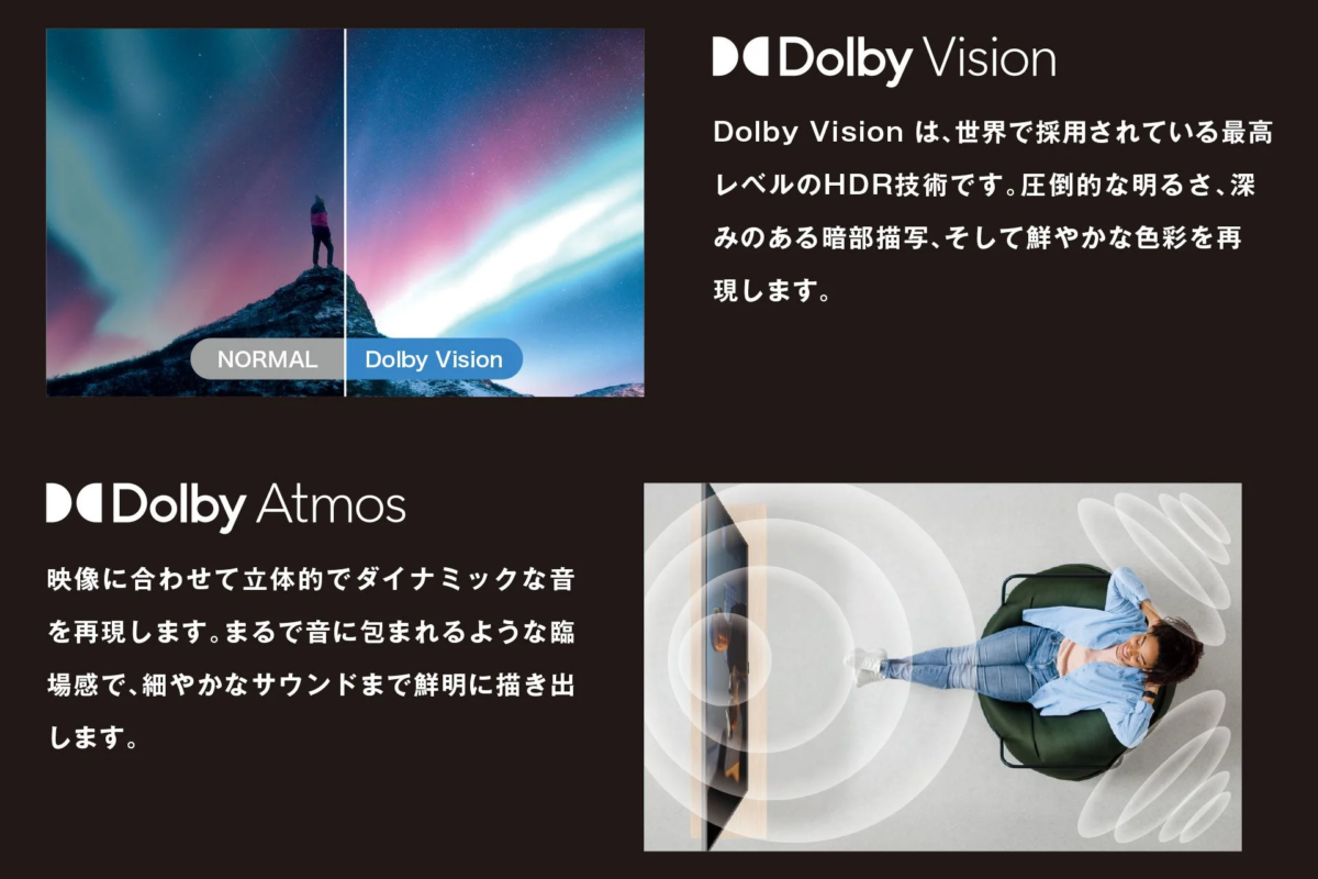 Dolby VisionとDolby Atmos