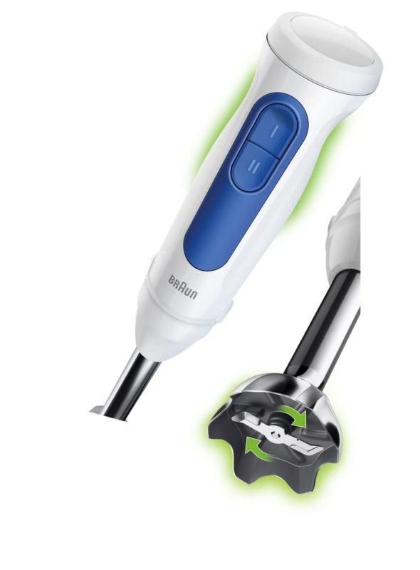 ブラウン製ハンドブレンダー本体とブレード