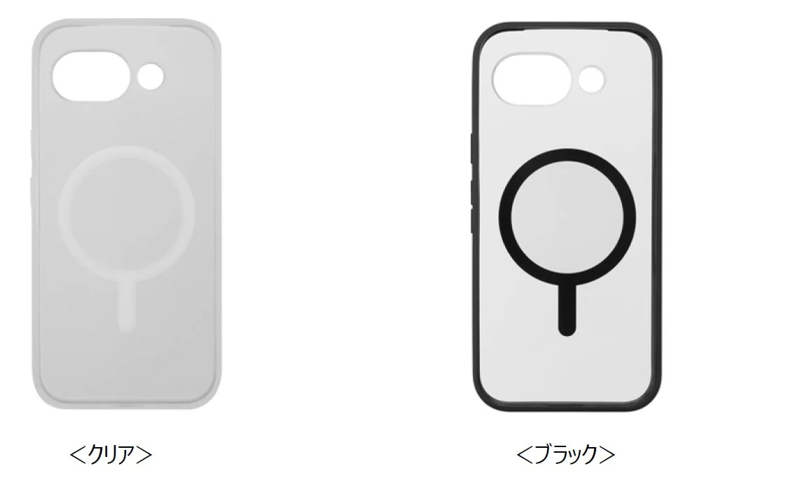 GP10a Magガラスハイブリッドケース(クリア/ブラック)