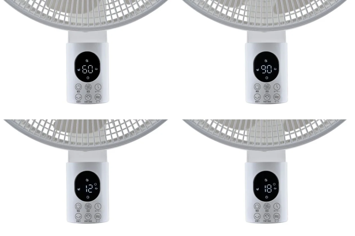 電動ファンのデジタル表示付きコントロールパネル