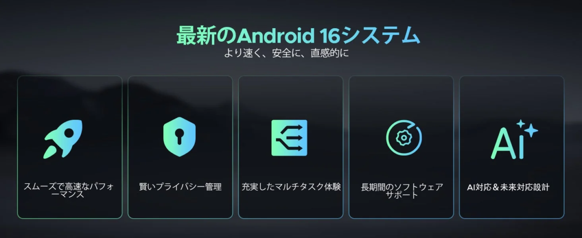 最新のAndroid 16システムの特徴