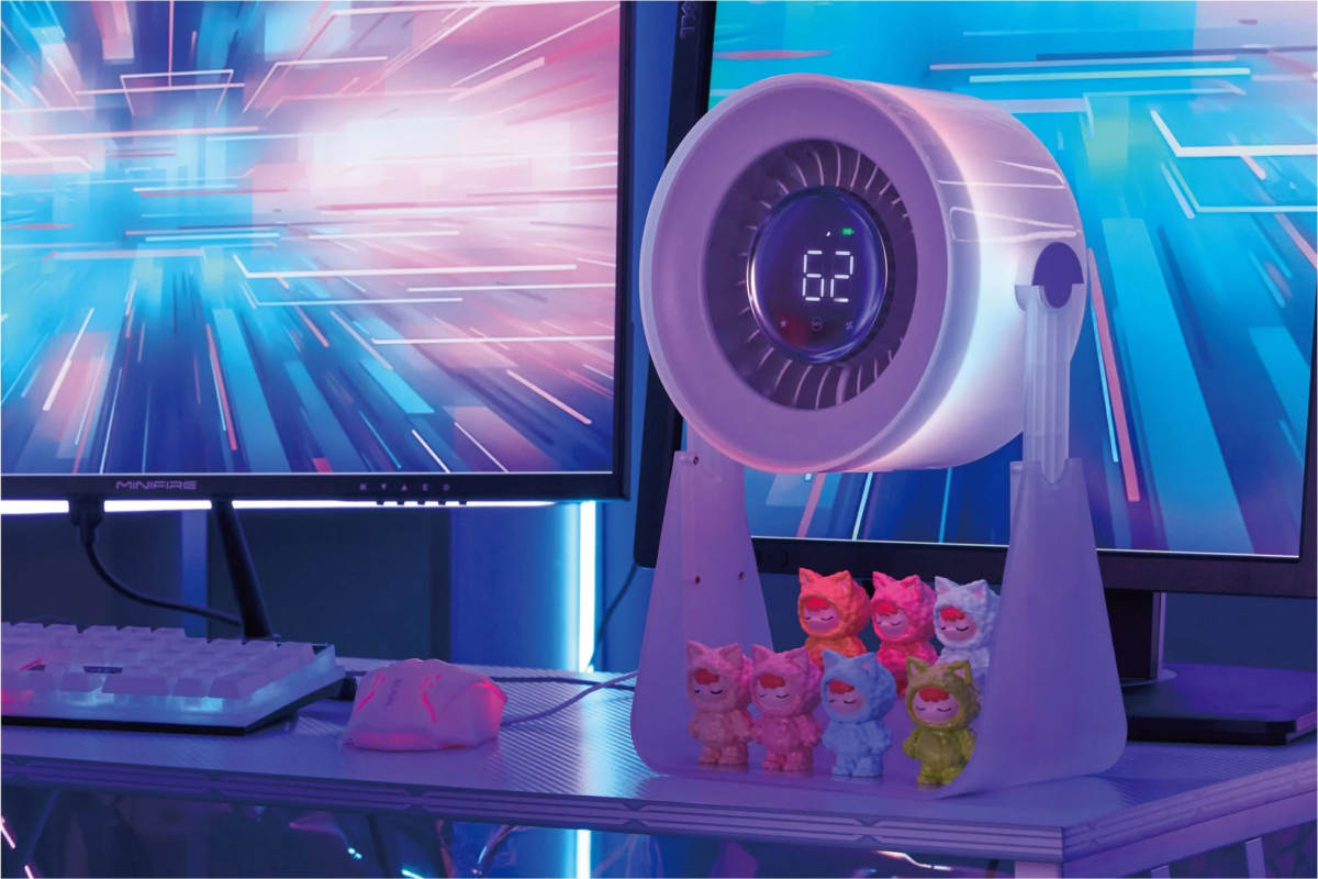 ゲーミングデスクでの使用例