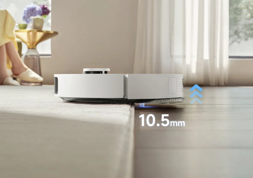 ロボット掃除機がカーペットを乗り越える