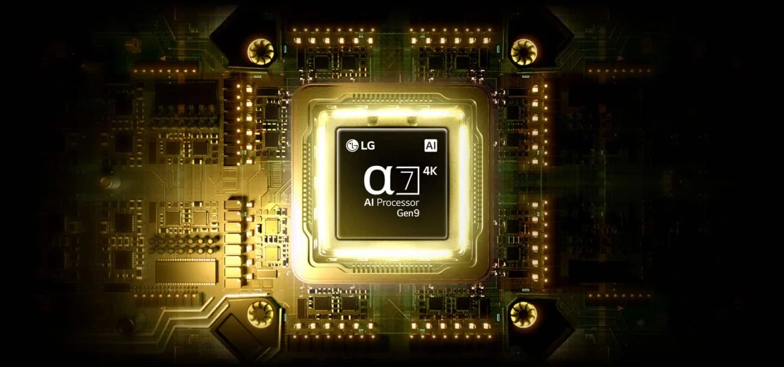 LG α7 AI Processor Gen9 4Kチップ