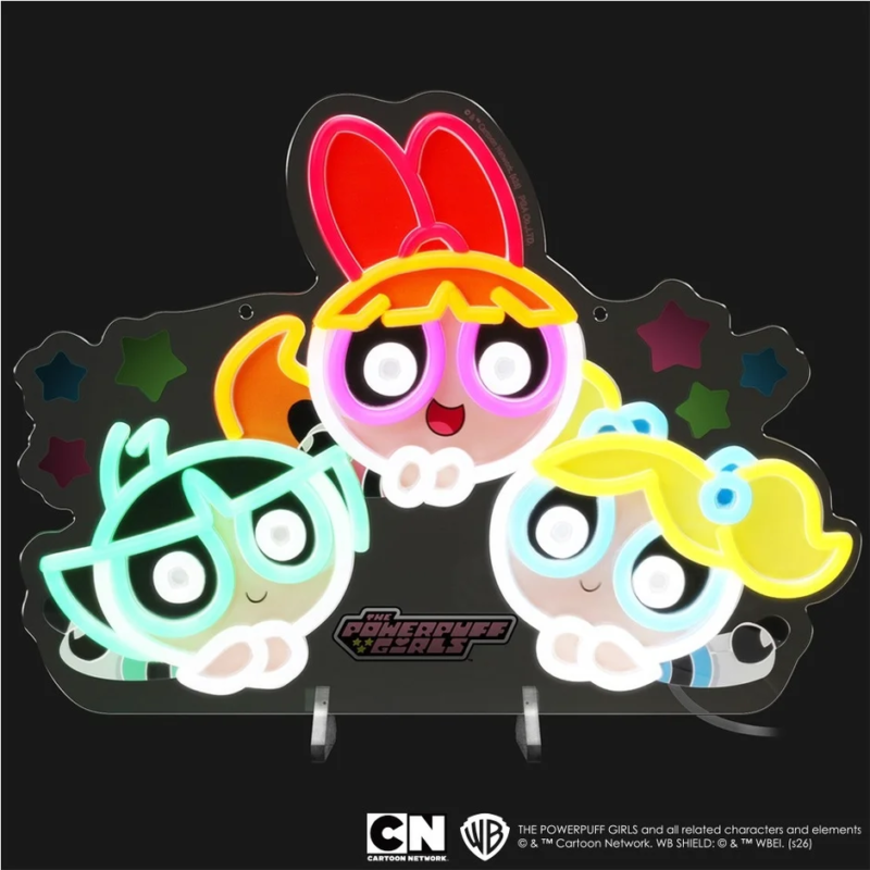 光るパワーパフ ガールズ LEDネオンライト