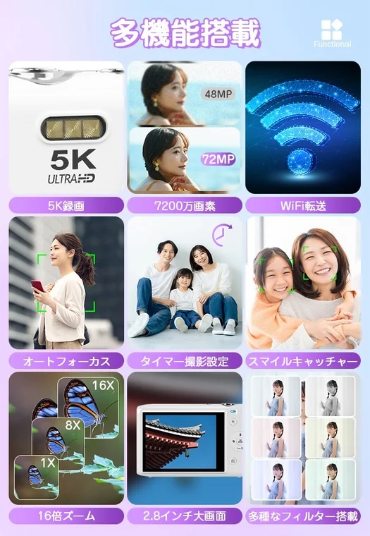 多機能搭載