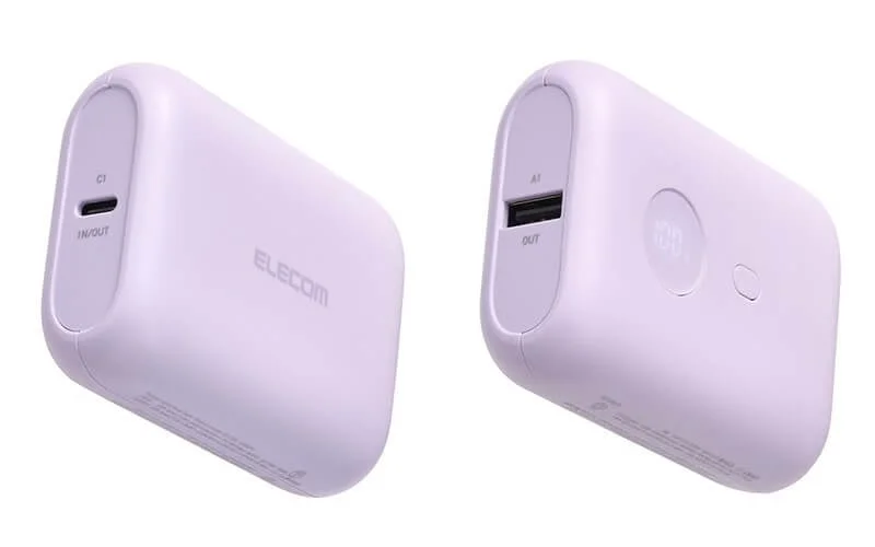 モバイルバッテリーのLEDパネル