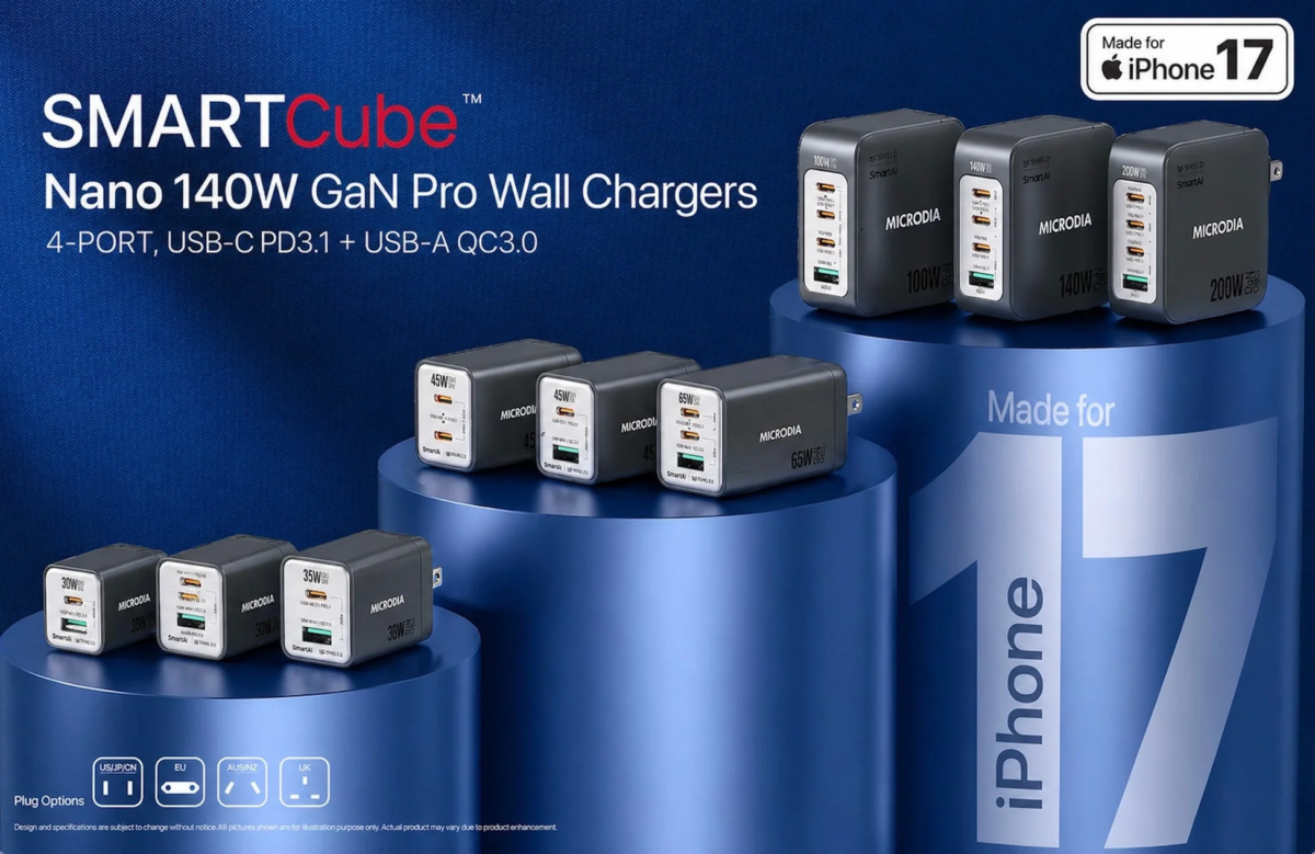 SMARTCube™ Nano GaN Proウォールチャージャーの広告