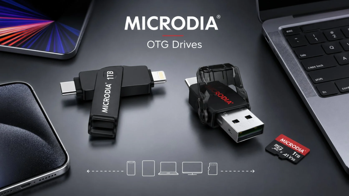 MICRODIA OTG Drives and microSDXC