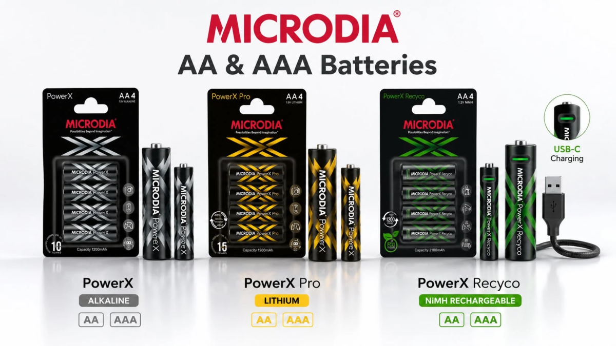 MICRODIA AA & AAA Batteries