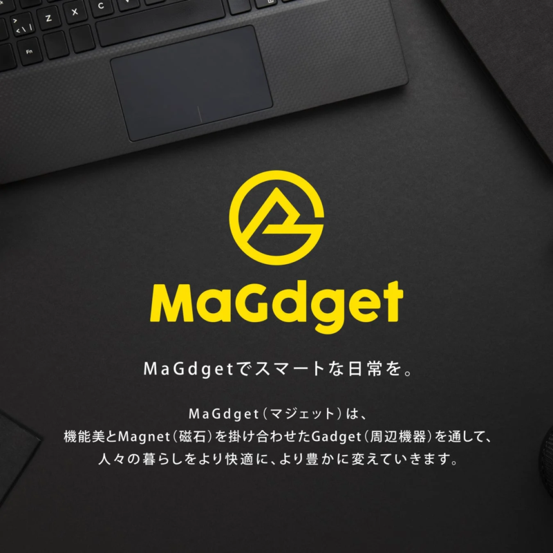 MaGdgetブランドロゴとコンセプト