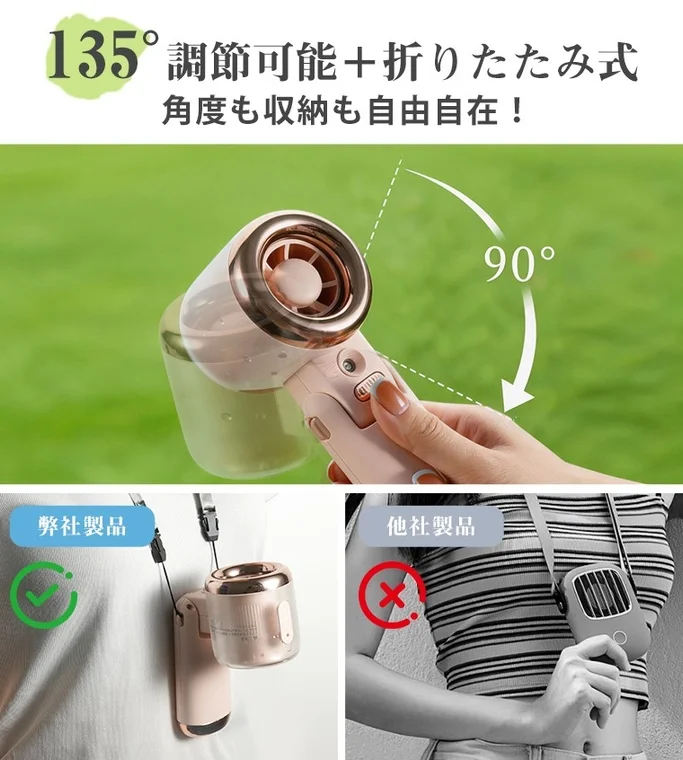 135°角度調整