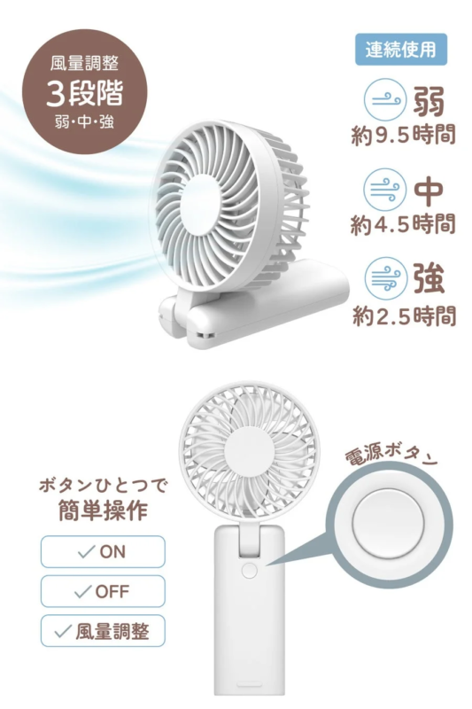 風量調整3段階