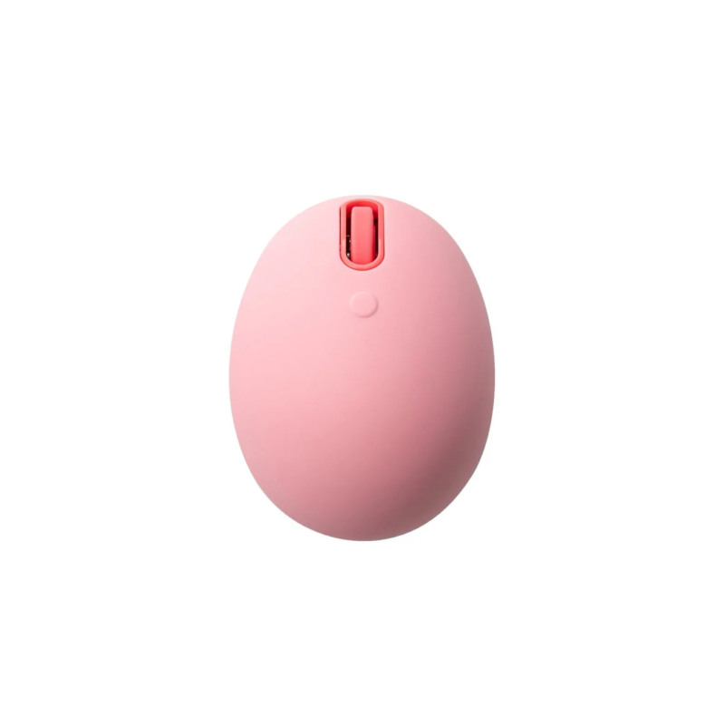 ピンク色のワイヤレスマウス