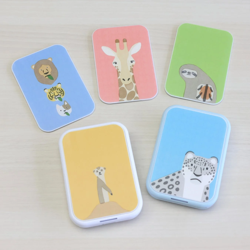 名入れサービスの動物デザイン例